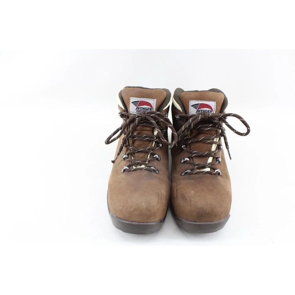Avenger Women's Composite Toe Waterproof Hiker Work Boot A7156 Chocolate 6.5W US